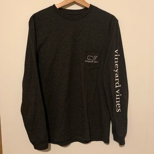 NWOT Classic Gray Vineyard Vines Longsleeve Tee